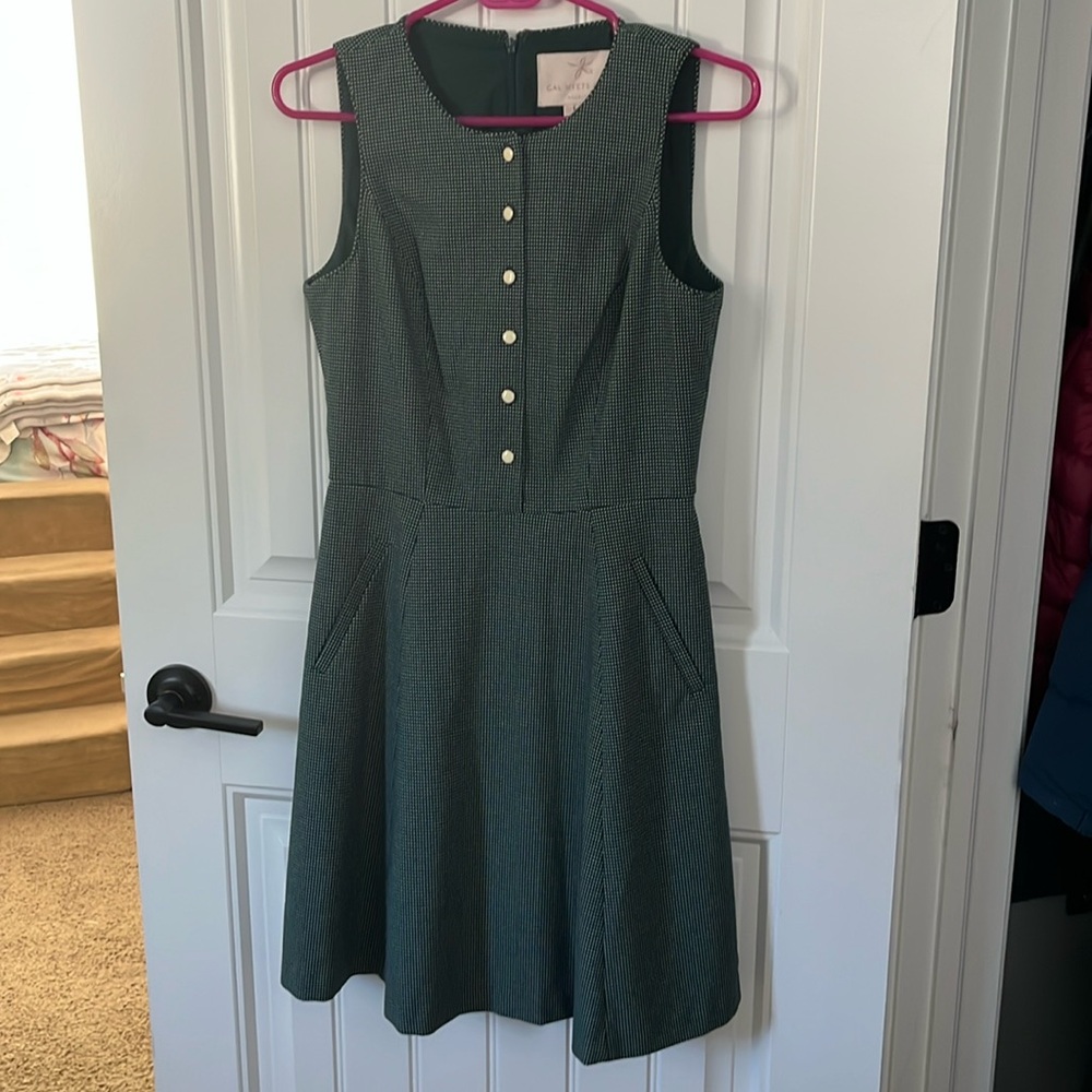 GAL MEETS GLAM COLLECTION DRESS SZ 2 GREEN